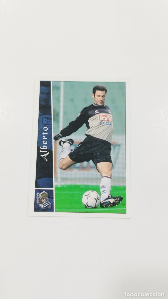 Cromos de f&uacute;tbol: LAS FICHAS DE LA LIGA 2003 - ALBERTO - REAL SOCIEDAD