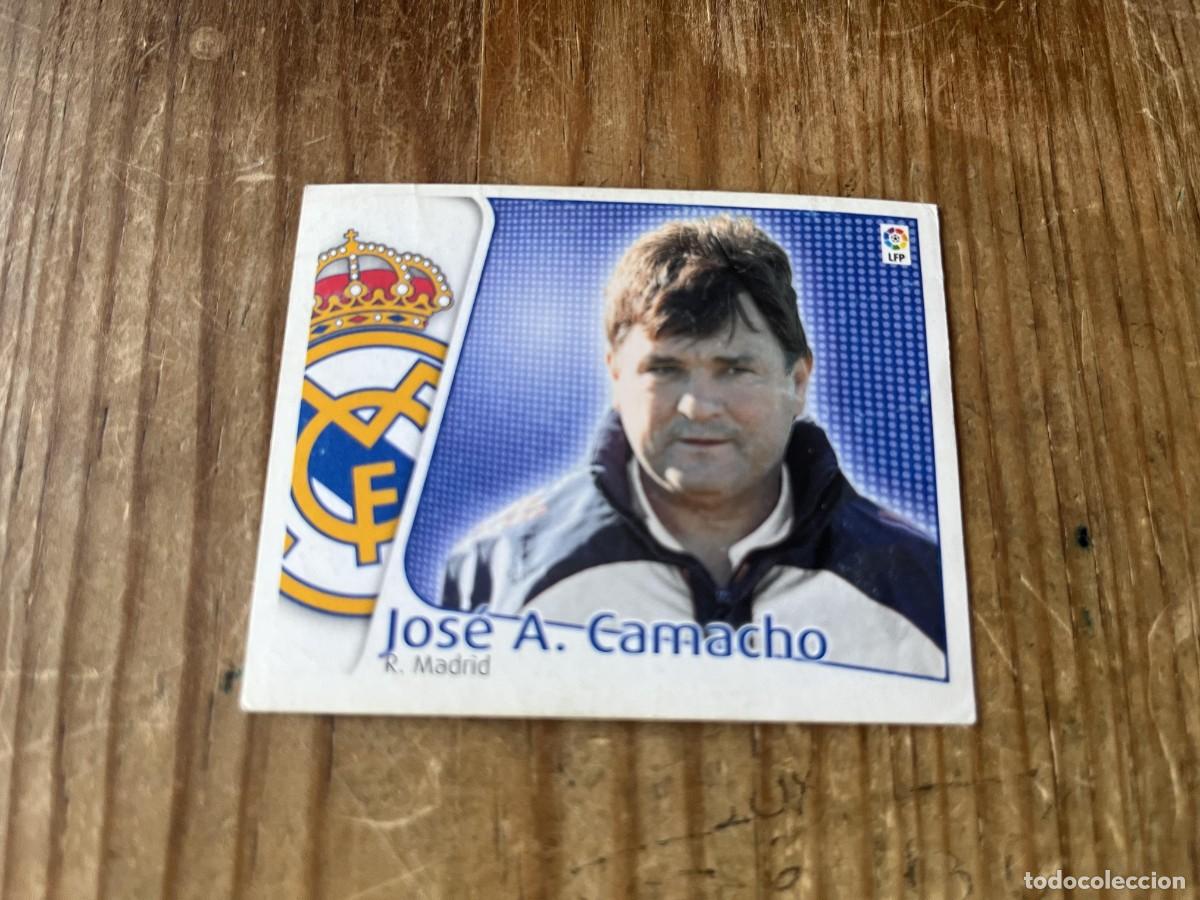 Cromos de f&uacute;tbol: CROMO SIN PEGAR NUNCA PEGADO ALBUM LIGA ESTE 04 05 2004 2005 REAL MADRID ENTRENADOR CAMACHO