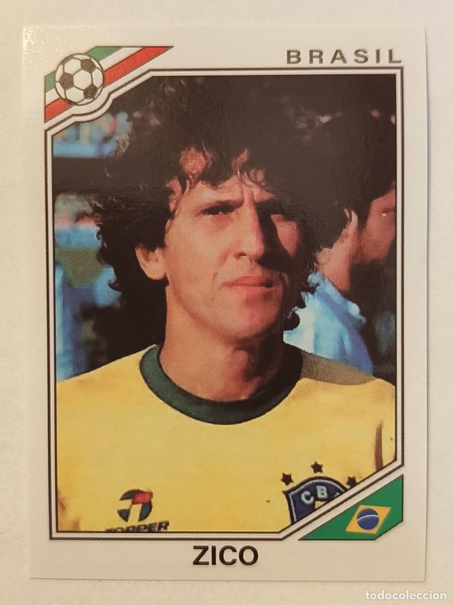 Cromos de f&uacute;tbol: #250 ZICO (BRASIL) MUNDIAL MEXICO 86 PANINI