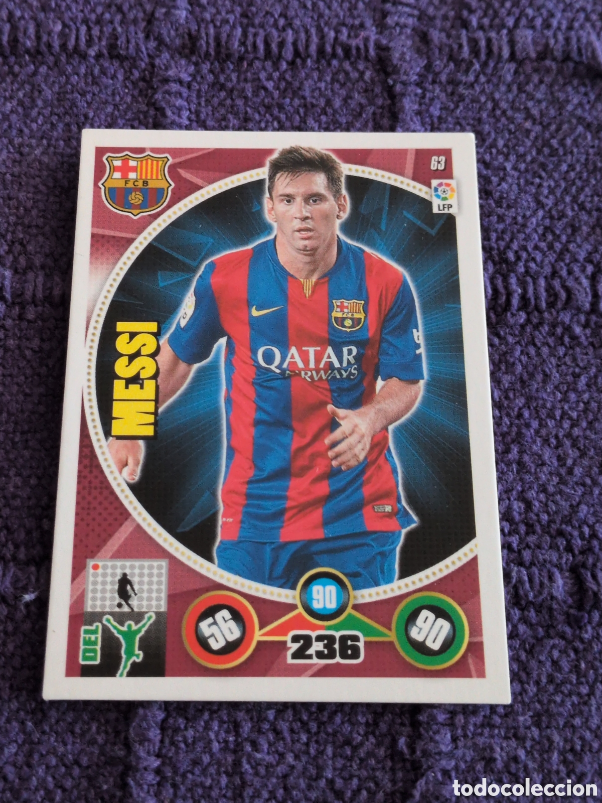 Cromos de f&uacute;tbol: Messi 63 barcelona adrenalyn 2014 2015 14 15. NUEVO