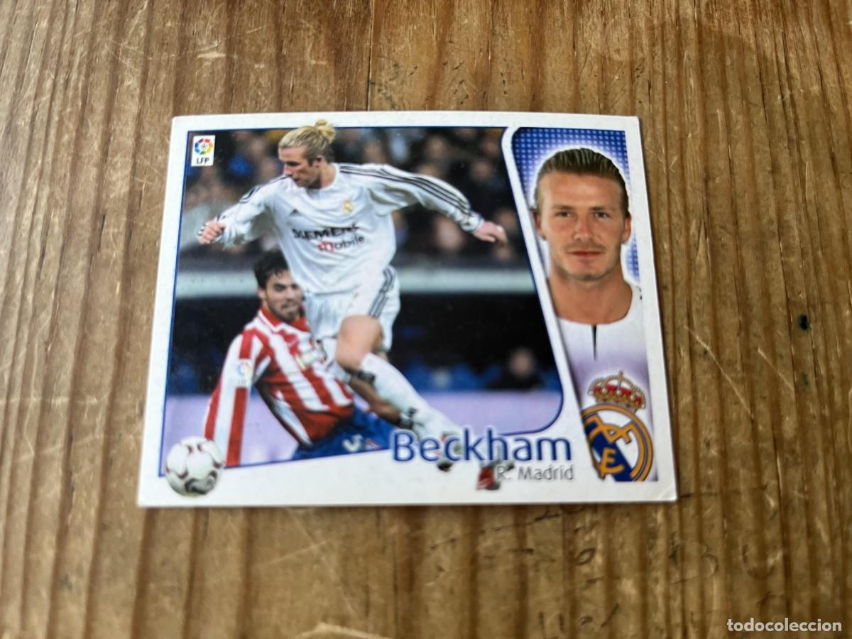 Cromos de Futebol: CROMO SIN PEGAR NUNCA PEGADO ALBUM LIGA ESTE 04 05 2004 2005 REAL MADRID BECKHAM