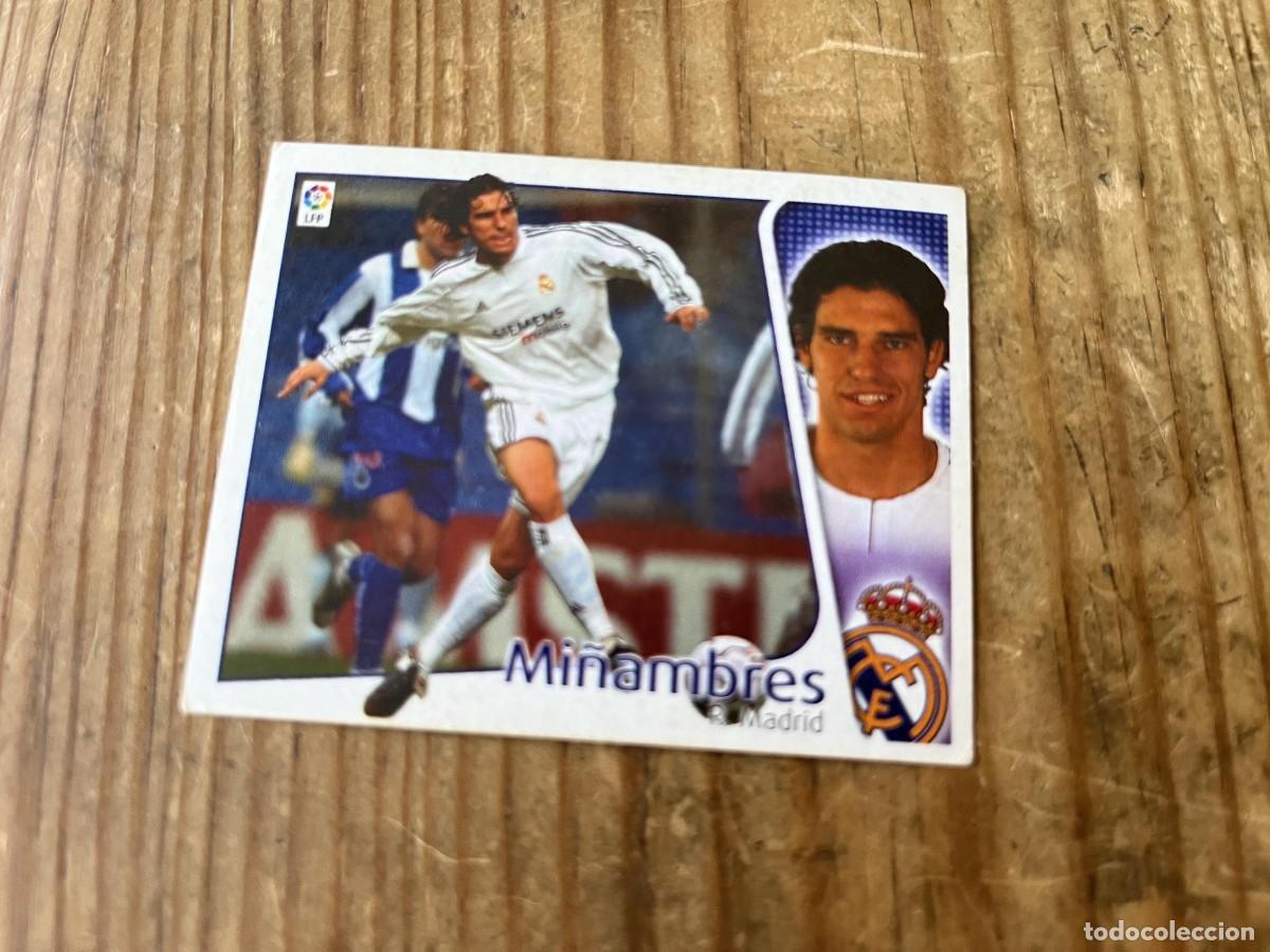 Cromos de f&uacute;tbol: CROMO SIN PEGAR NUNCA PEGADO ALBUM LIGA ESTE 04 05 2004 2005 REAL MADRID MI&Ntilde;AMBRES