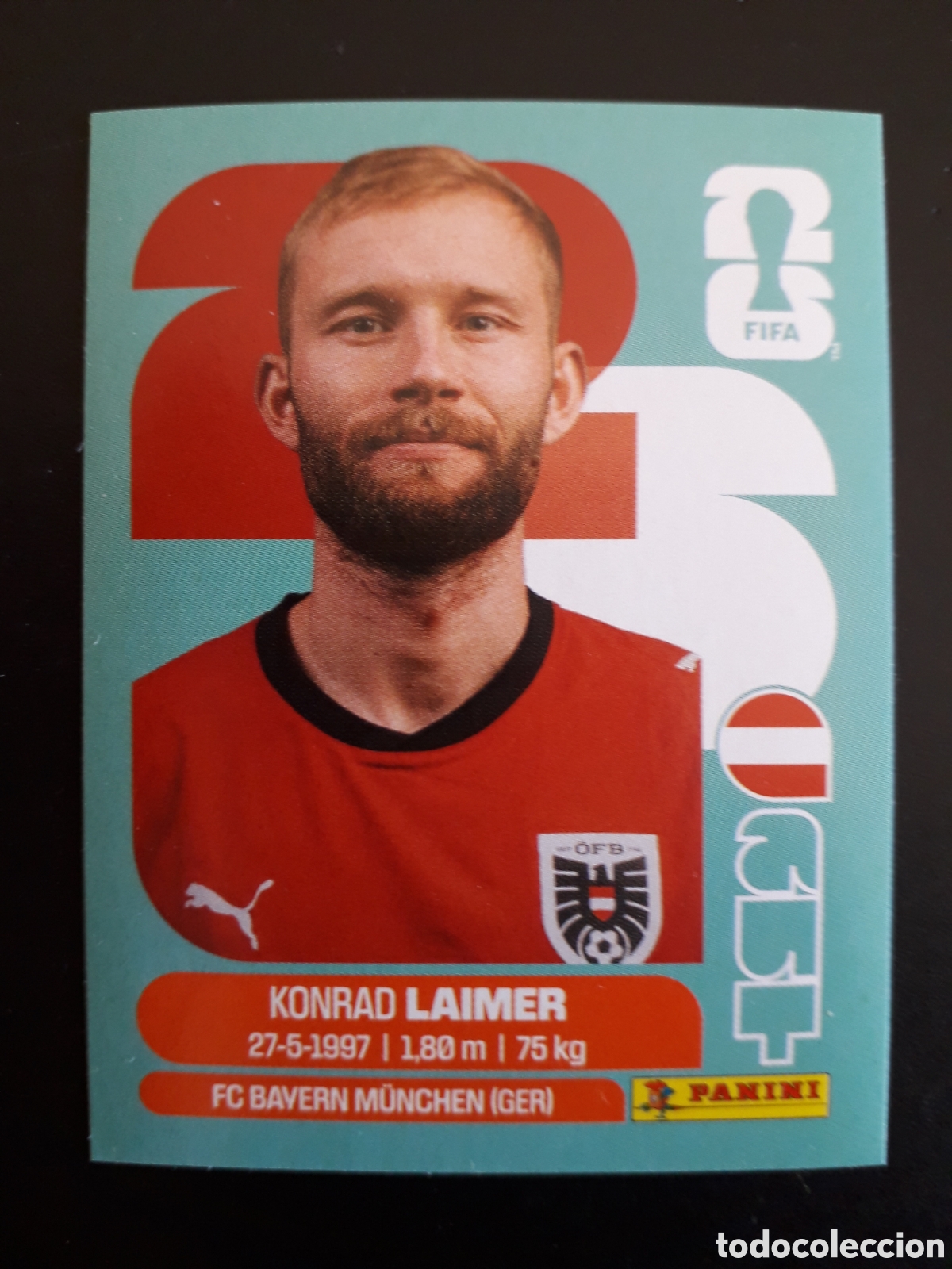 Figurine di Calcio: LAIMER AUSTRIA AUT 12 MUNDIAL F&Uacute;TBOL 2026 FIFA WORLD CUP PANINI SIN PEGAR PEDIDO M&Iacute;NIMO 3&euro;.