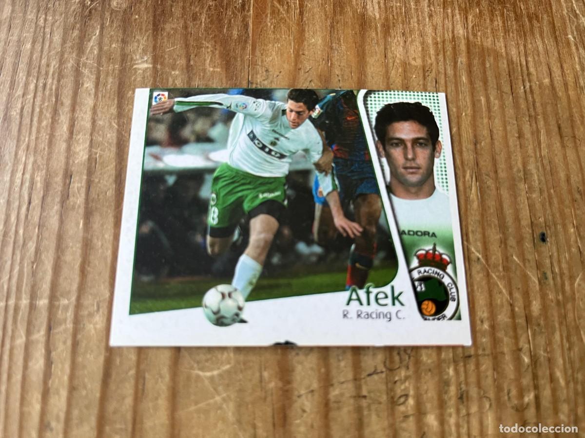 Football Stickers: CROMO SIN PEGAR NUNCA PEGADO ALBUM LIGA ESTE 04 05 2004 2005 RACING SANTANDER AFEK ERROR CORTE