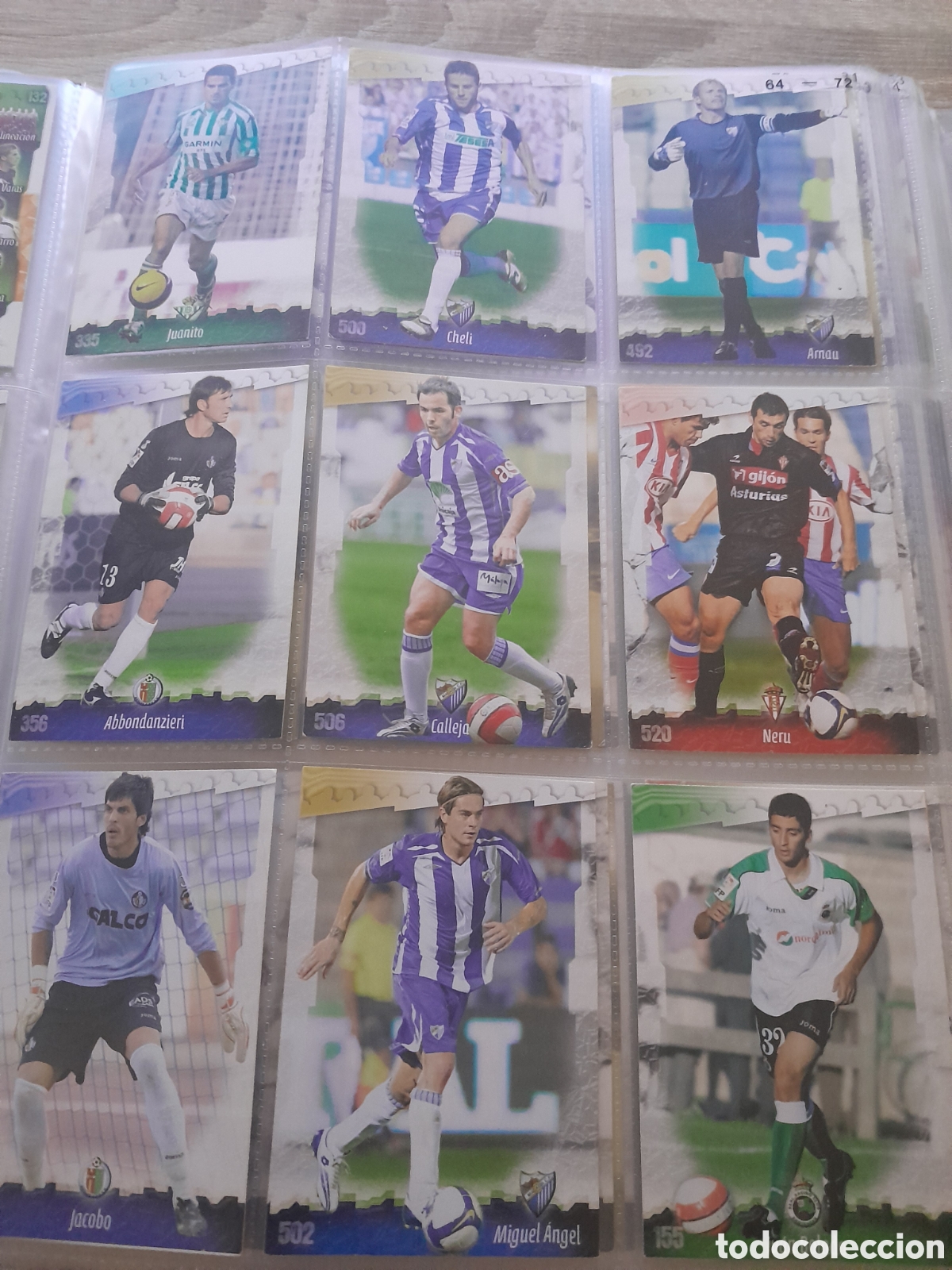 Cromos de Futebol: Lote 9 cromos las fichas de la liga mundicromo 2009