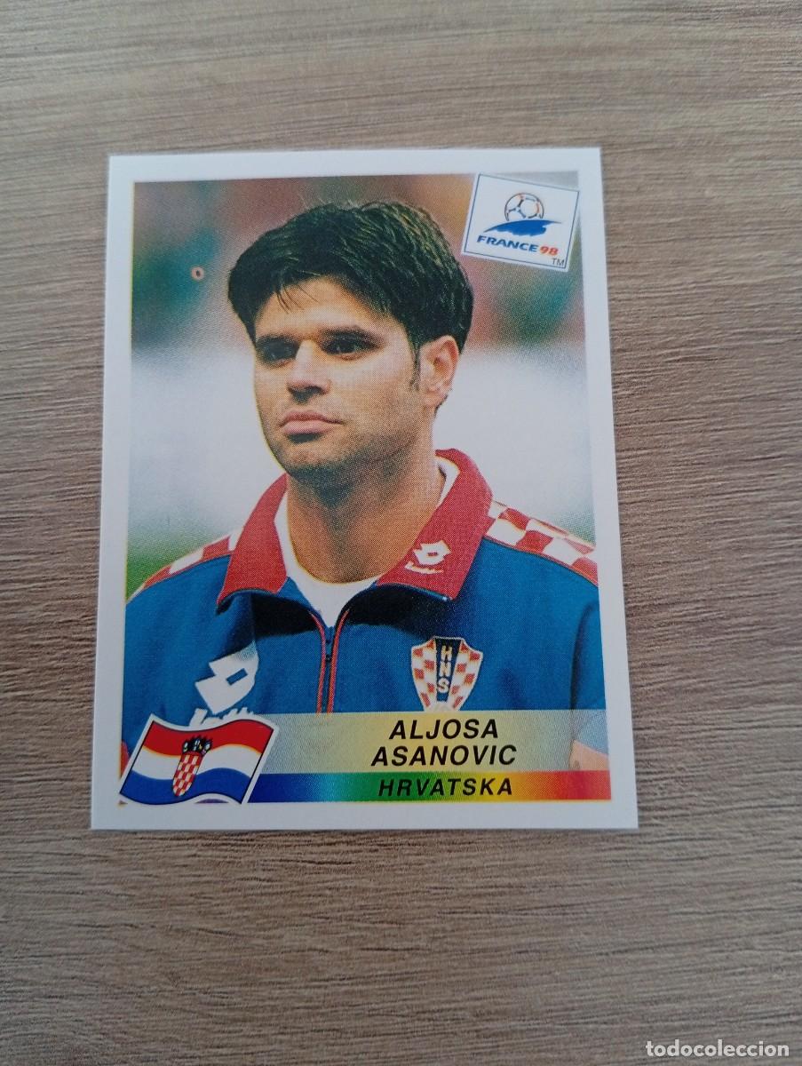 Football Stickers: ALJOSA ASANOVIC 546 CROACIA PANINI FRANCIA 1998 98 SIN PEGAR NUNCA PEGADO