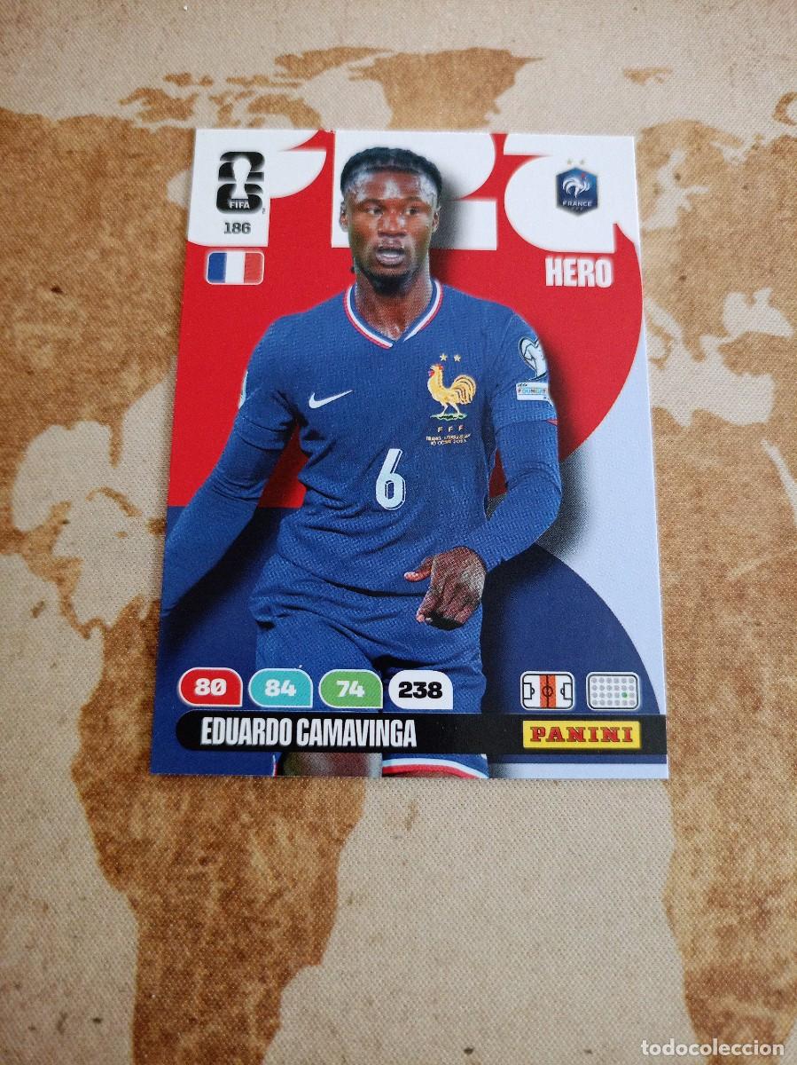 Cromos de f&uacute;tbol: Francia 186 EDUARDO CAMAVINGA Adrenalyn WORLD Cup 2026