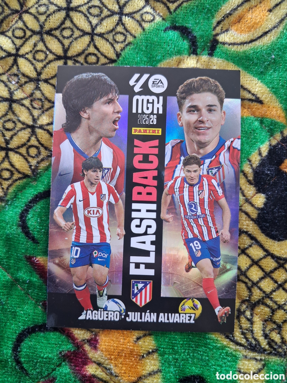 Cromos de f&uacute;tbol: CARD MEGACRACKS TEMPORADA 25/26: FLASHBACK AG&Uuml;ERO/JULI&Aacute;N &Aacute;LVAREZ, N&deg; 424
