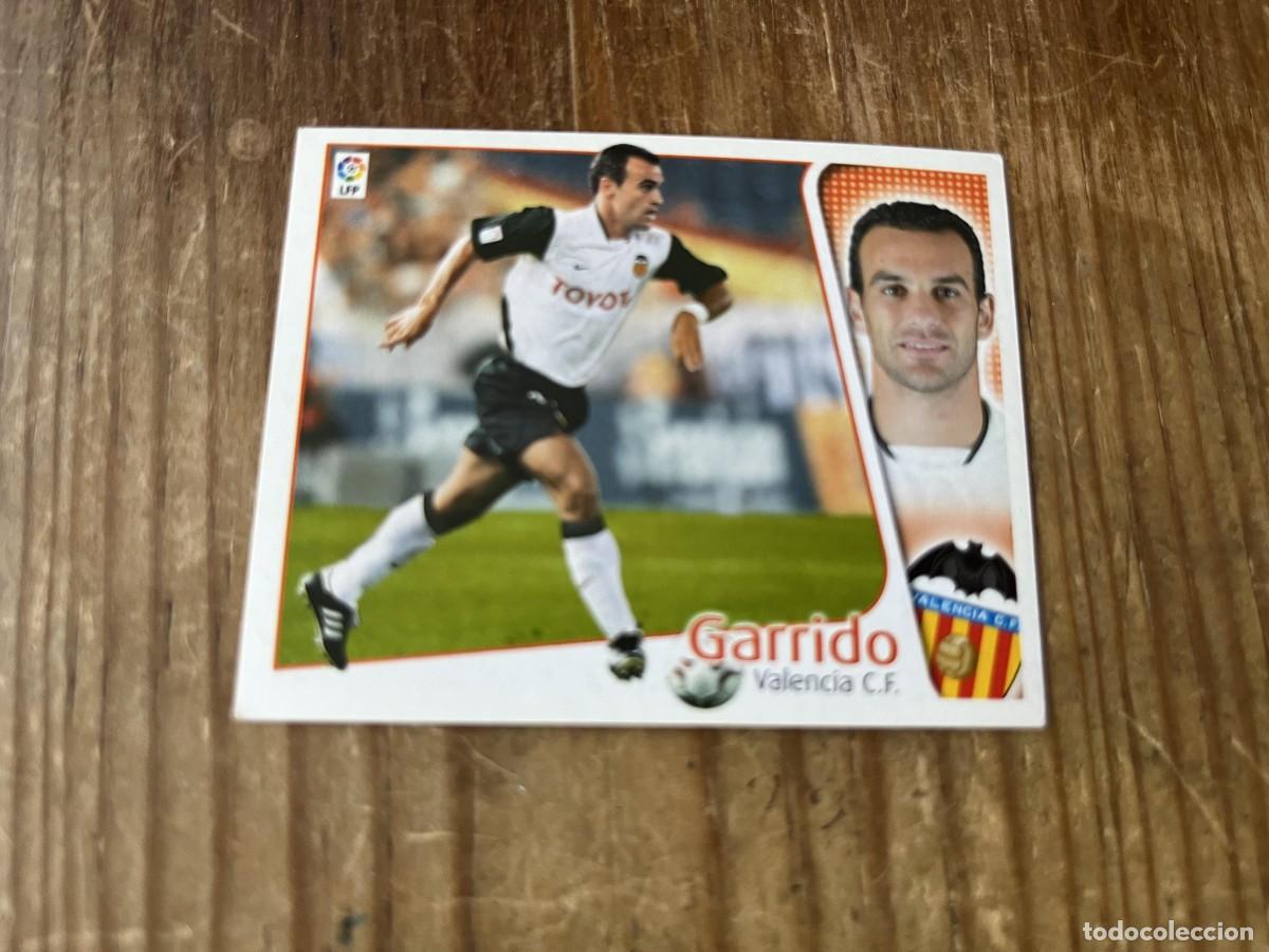 Cromos de f&uacute;tbol: CROMO SIN PEGAR NUNCA PEGADO ALBUM LIGA ESTE 04 05 2004 2005 VALENCIA GARRIDO
