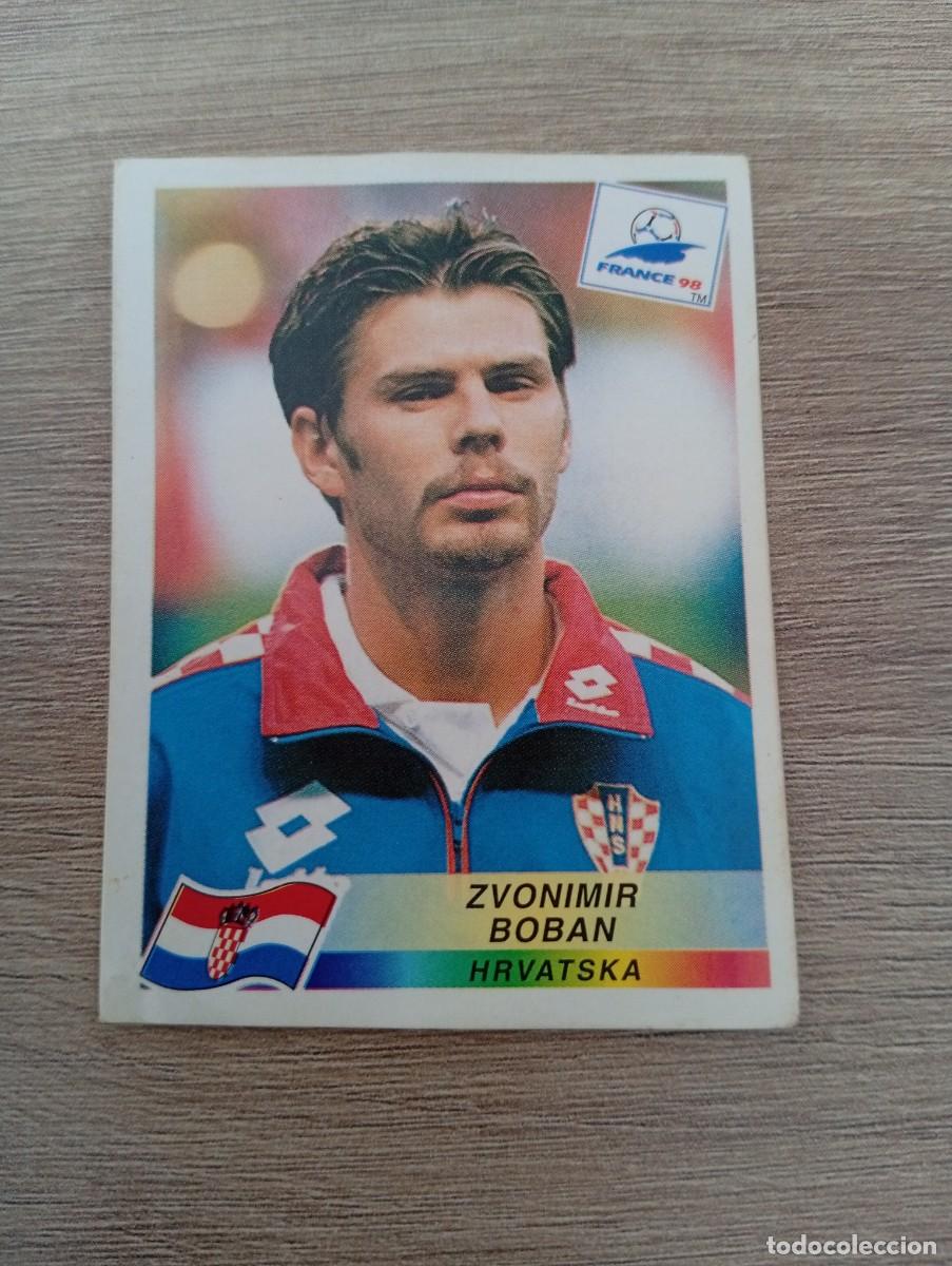 Cromos de f&uacute;tbol: ZVONIMIR BOBAN 545 CROACIA PANINI FRANCIA 1998 98 SIN PEGAR NUNCA PEGADO