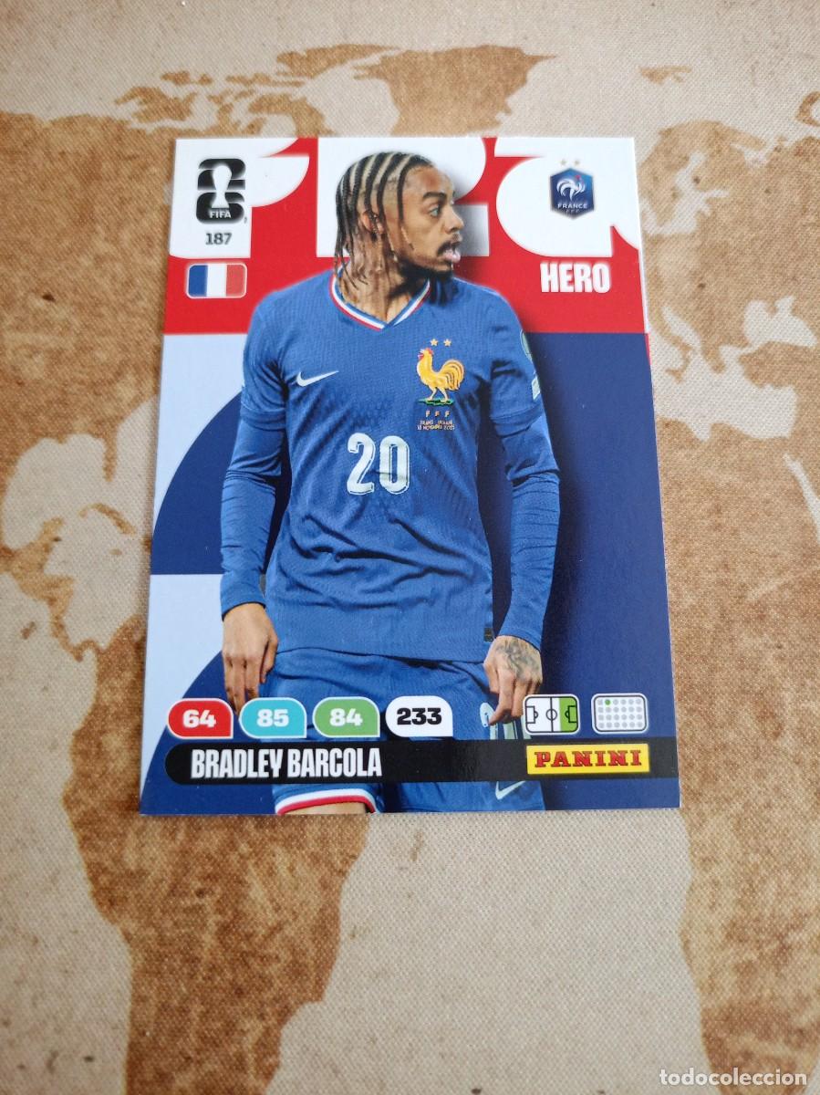 Cromos de f&uacute;tbol: Francia 187 BRADLEY BARCOLA Adrenalyn WORLD Cup 2026
