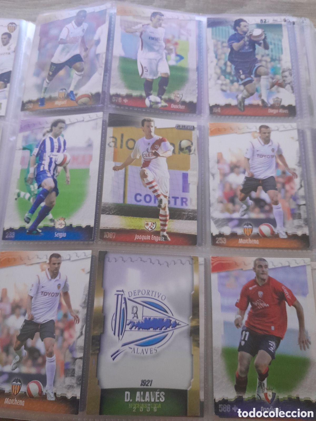 Cromos de Futebol: Lote 9 cromos las fichas de la liga mundicromo 2009
