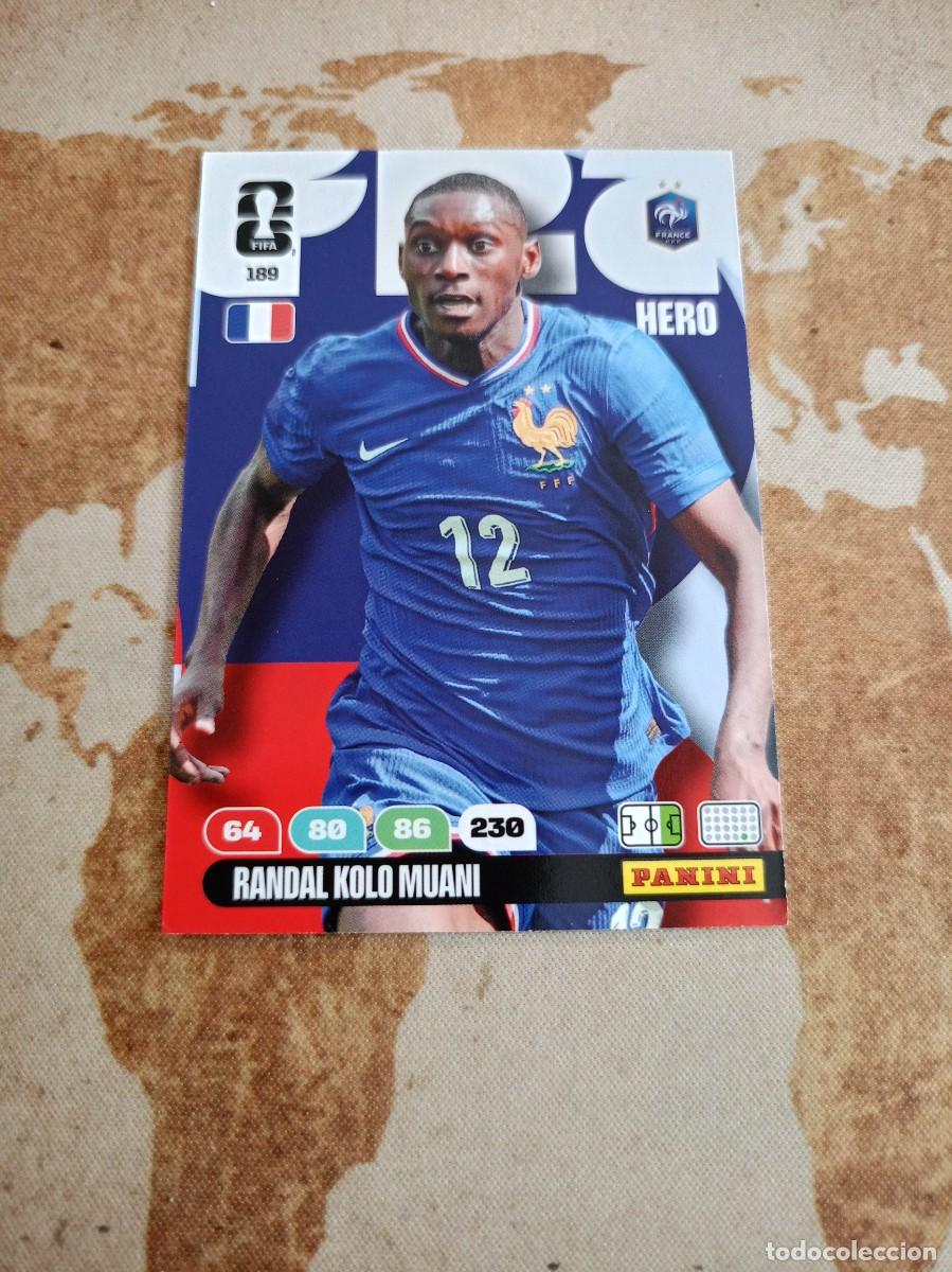 Cromos de f&uacute;tbol: Francia 189 RANDAL KOLO MUANI Adrenalyn WORLD Cup 2026