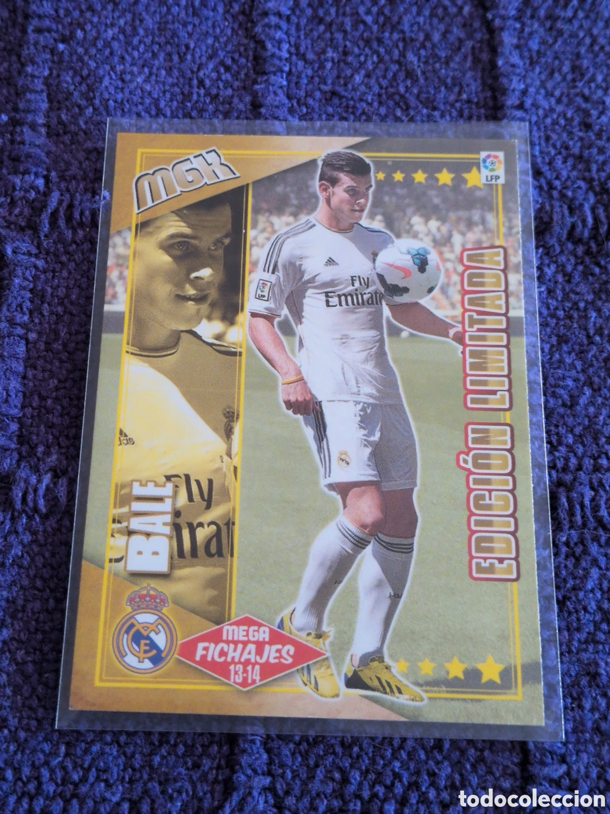 Cromos de f&uacute;tbol: BALE REAL MADRID MEGA FICHAJE 510 EDICION LIMITADA PANINI MEGACRACKS 2013 2014 13 14. NUEVO