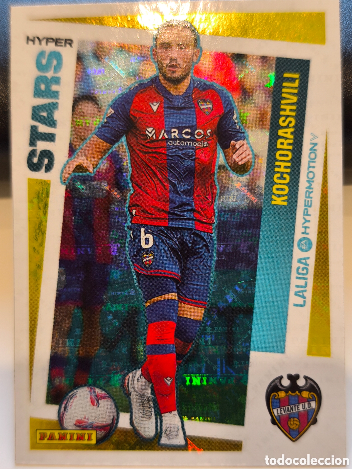 Football Stickers: Hyper Stars Kochorashvili Levante UD Liga Hypermotion 24/25