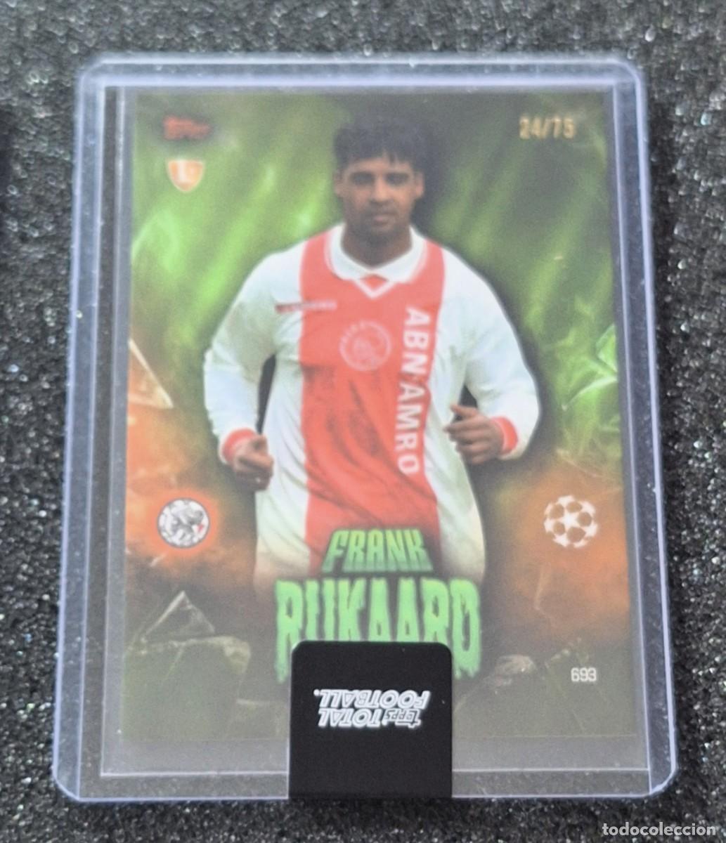 Football Stickers: Frank Rijkaard Ajax Amsterdam Topps Total Football 24/75 Green Halloween