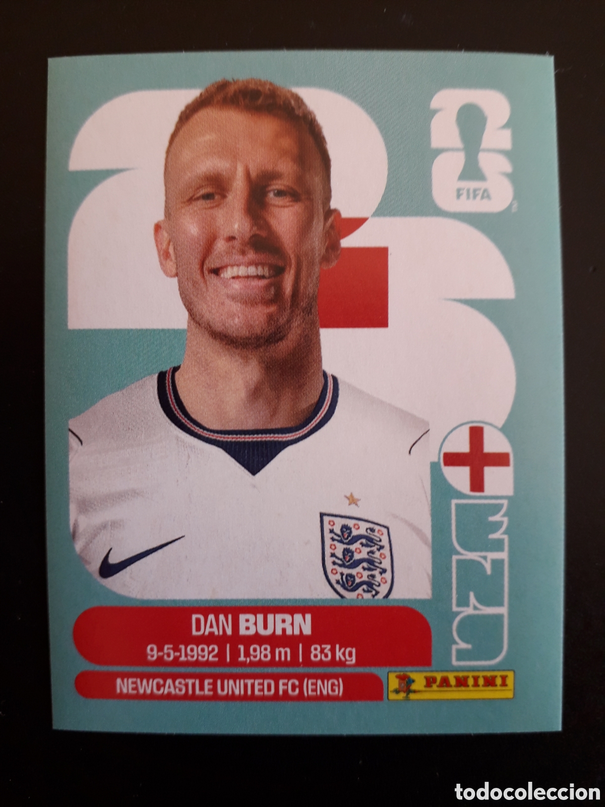 Football Stickers: BURN INGLATERRA ENG 8 MUNDIAL F&Uacute;TBOL 2026 FIFA WORLD CUP PANINI SIN PEGAR PEDIDO M&Iacute;NIMO 3&euro;