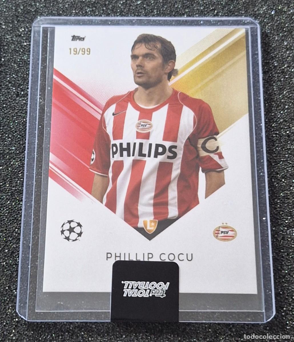 Cromos de f&uacute;tbol: Phillip Cocu PSV Eindhoven Topps Total Football 19/99