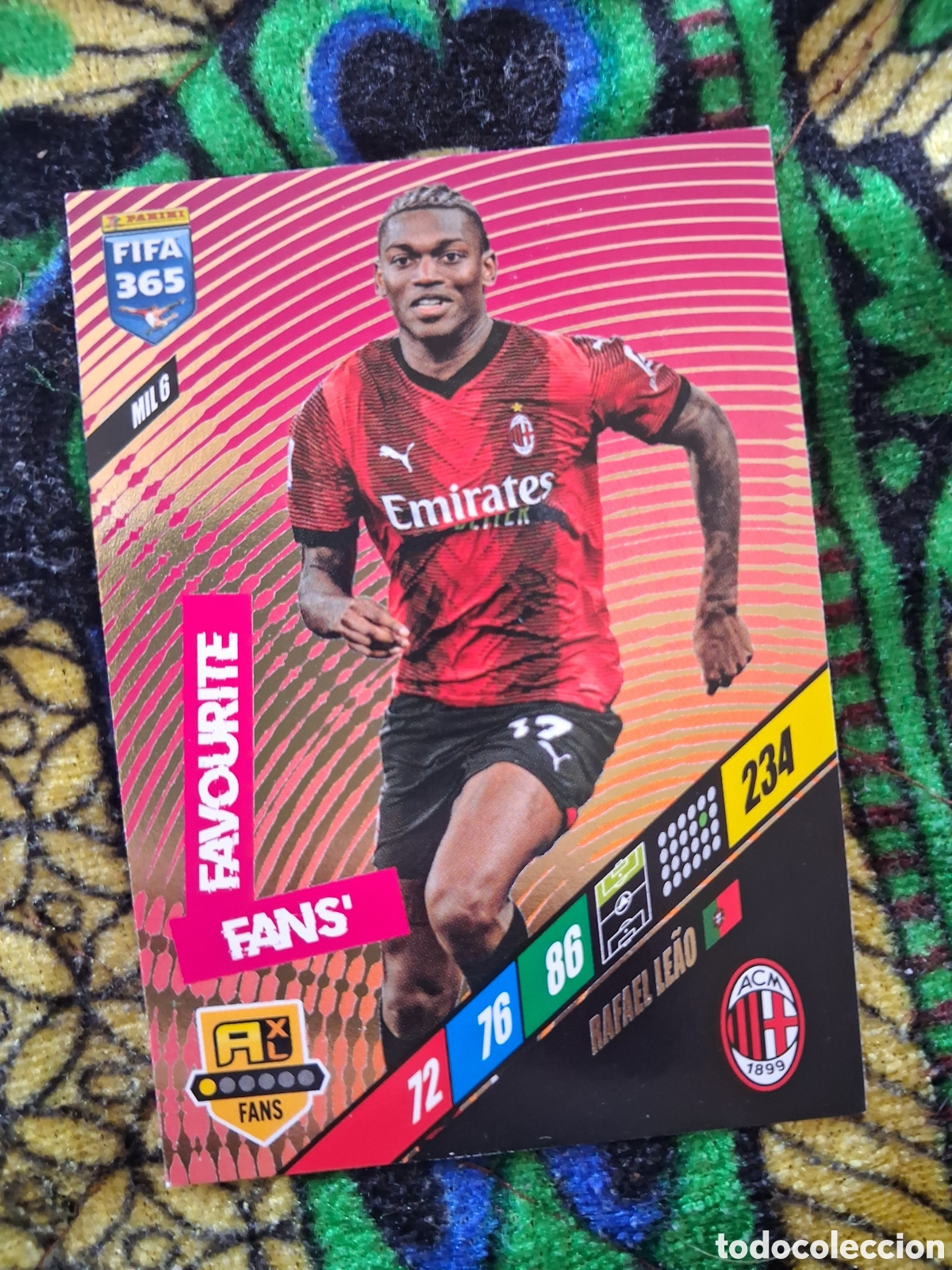 Cromos de f&uacute;tbol: MIL6 MIL 6 LEAO FANS FAVOURITE MILAN FIFA ADRENALYN XL 365 PANINI 23 24 2023 2024