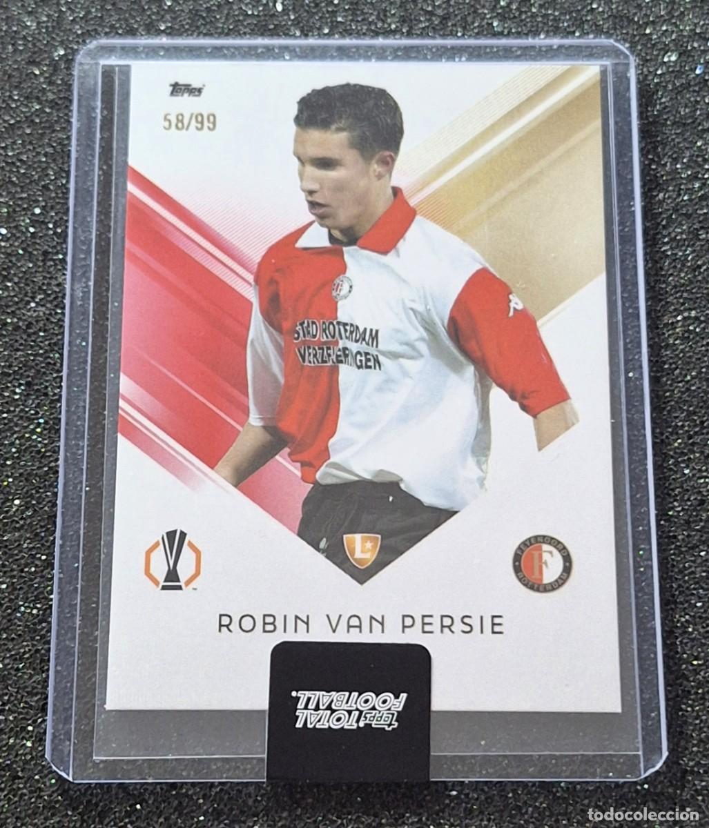 Cromos de f&uacute;tbol: Robin Van Persie Feyenoord Topps Total Football 58/99