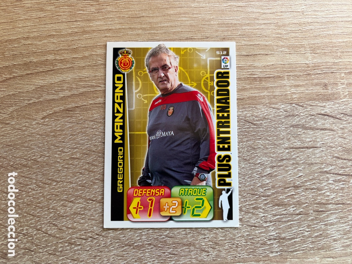 Cromos de f&uacute;tbol: 512 GREGORIO MANZANO PLUS ENTRENADOR ADRENALYN XL 2012 2013 12 13 MALLORCA