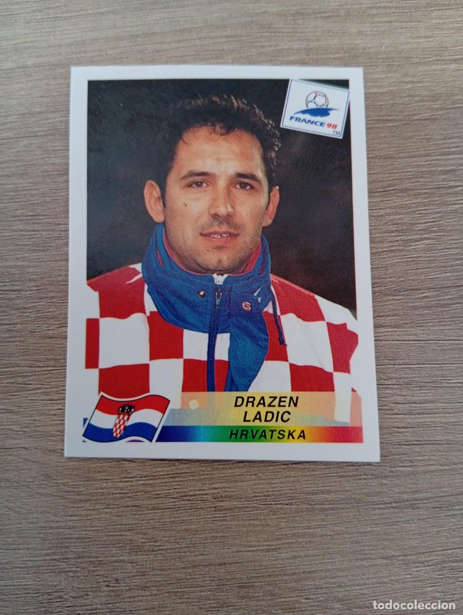 Cromos de f&uacute;tbol: DRAZEN LADIC 536 CROACIA PANINI FRANCIA 1998 98 SIN PEGAR NUNCA PEGADO