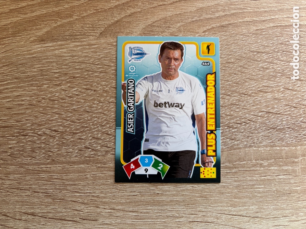 Cromos de f&uacute;tbol: 464 ASIER GARITANO PLUS ENTRENADOR ADRENALYN XL 2019 2020 19 20 ALAV&Eacute;S