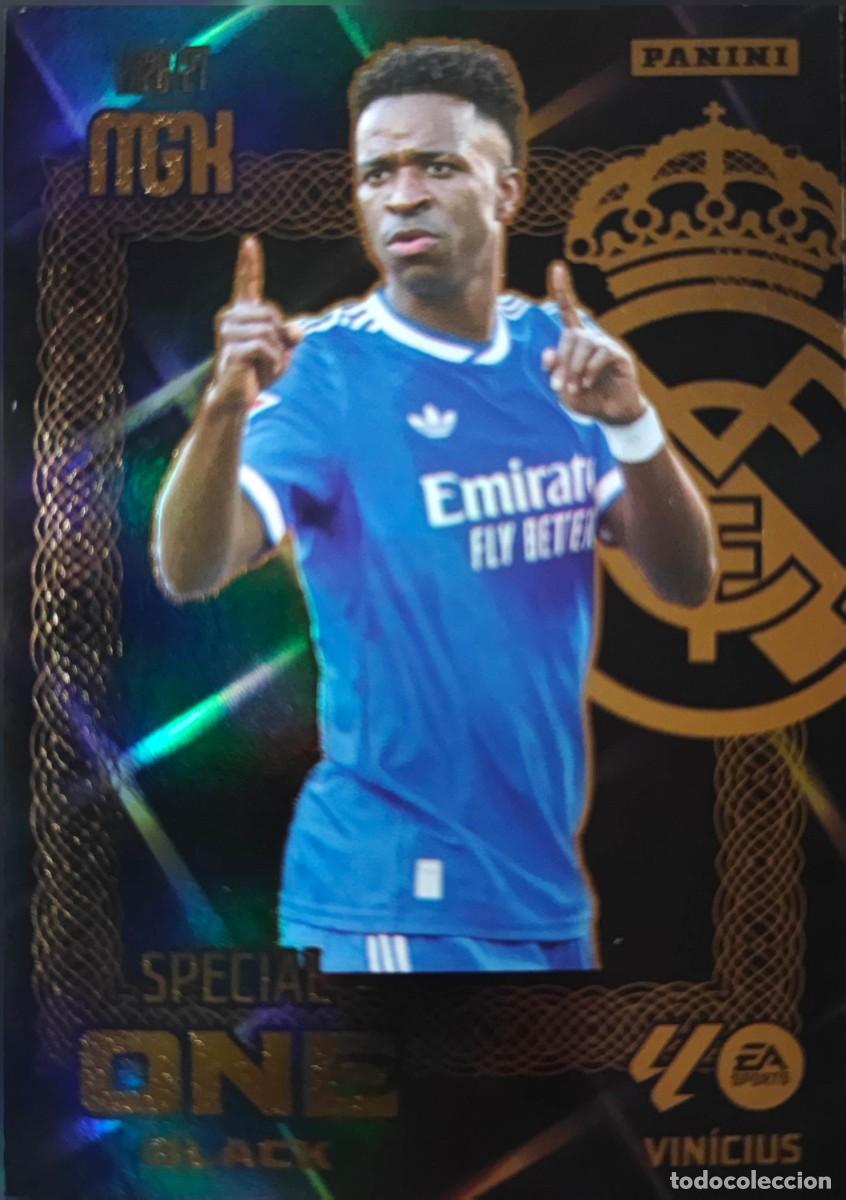 Cromos de f&uacute;tbol: Vinicius - Real Madrid - SPECIAL ONE BLACK - PANINI Megacracks MGK 2026 2027 26 27