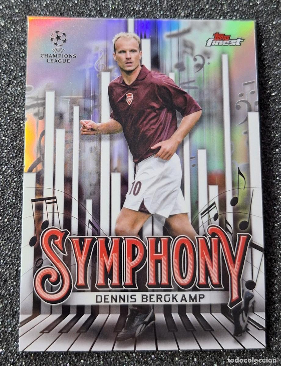 Cromos de f&uacute;tbol: Dennis Bergkamp Arsenal Topps Finest Symphony SY-21