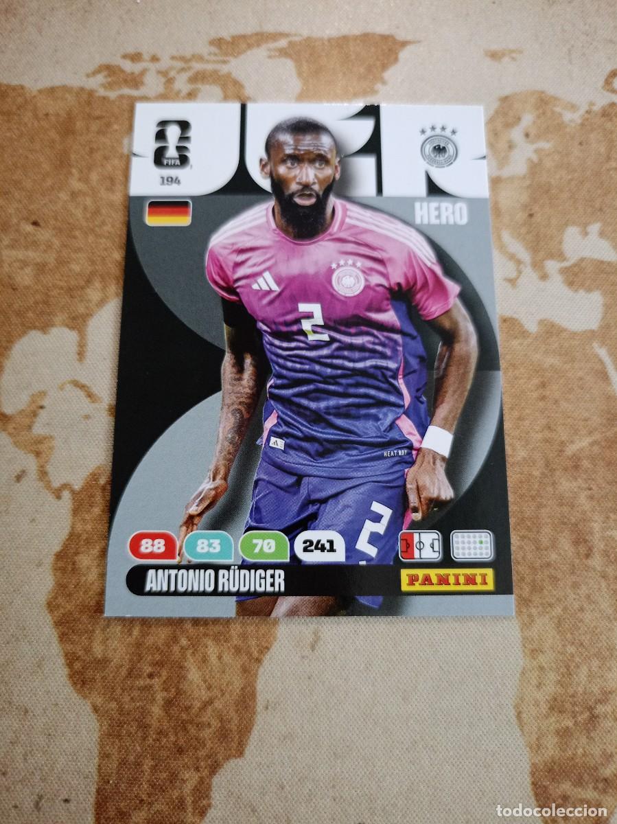 Cromos de f&uacute;tbol: Alemania 194 ANTONIO R&Uuml;DIGER Adrenalyn WORLD Cup 2026