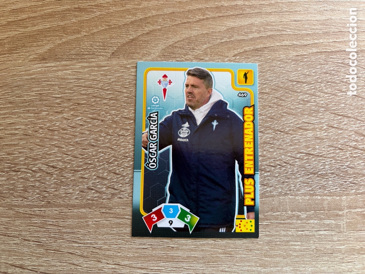 Cromos de f&uacute;tbol: 469 &Oacute;SCAR GARC&Iacute;A PLUS ENTRENADOR ADRENALYN XL 2019 2020 19 20 CELTA DE VIGO