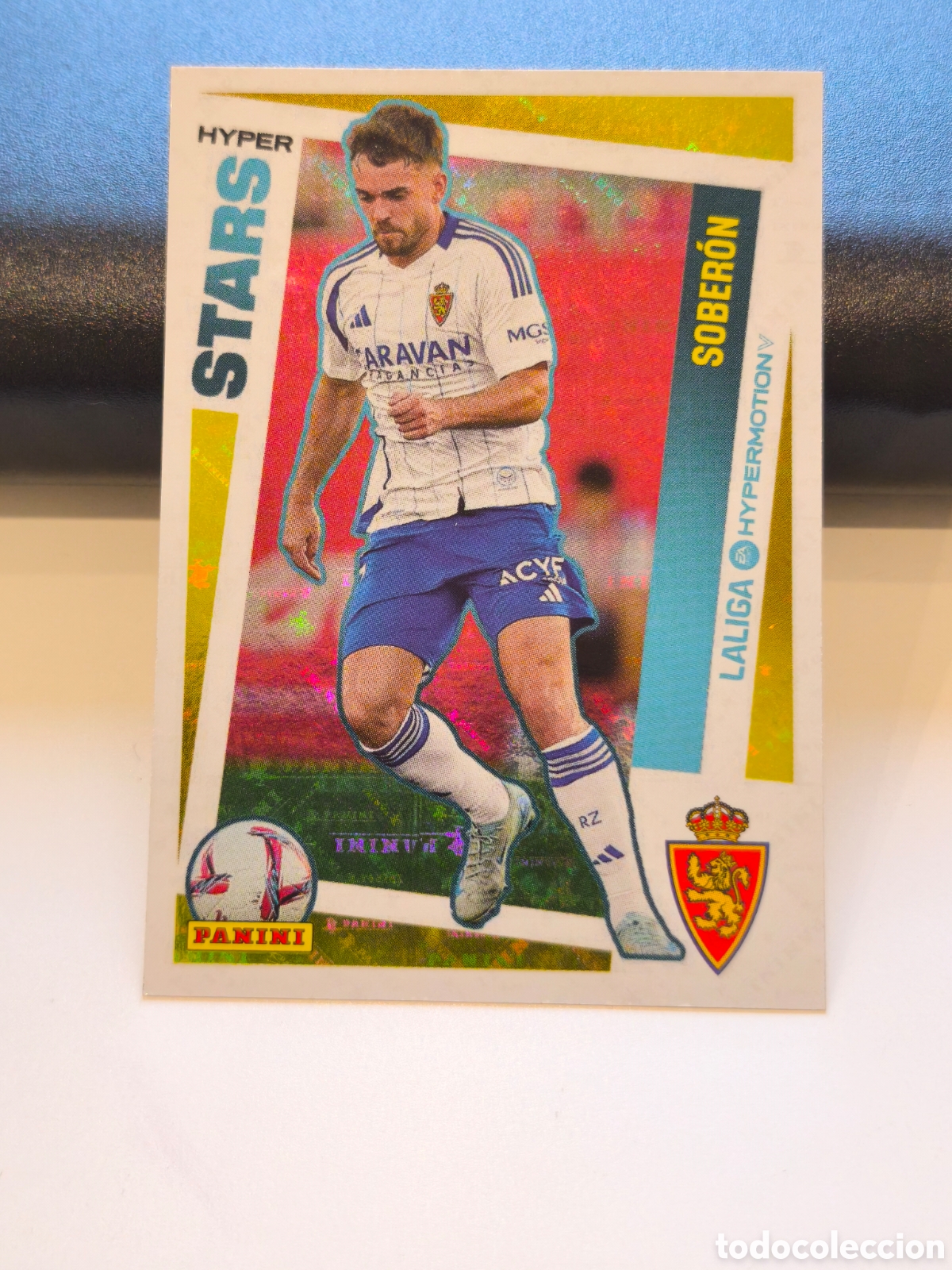 Cromos de f&uacute;tbol: Stars Hyper Sober&oacute;n Real Zaragoza Liga Hypermotion 24/25