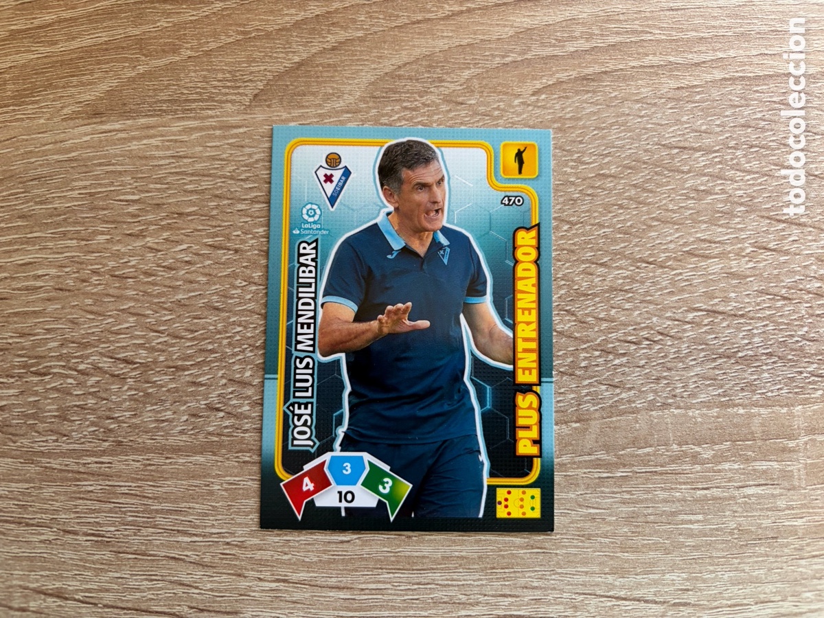 Cromos de f&uacute;tbol: 470 JOS&Eacute; LUIS MENDILIBAR PLUS ENTRENADOR ADRENALYN XL 2019 2020 19 20 EIBAR