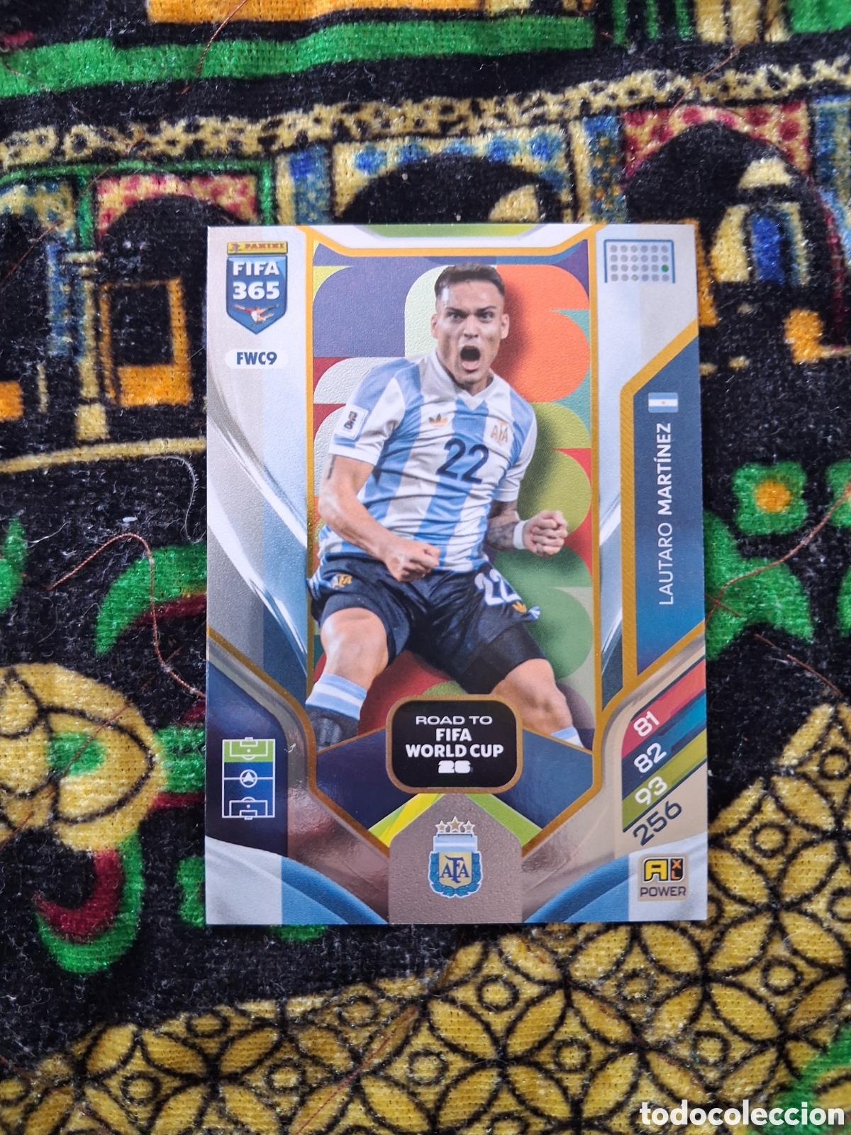 Cromos de f&uacute;tbol: FWC9 LAUTARO MARTINEZ (ARGENTINA) ROAD TO FIFA WORLD CUP 26 PANINI ADRENALYN XL FIFA 365 2026 26