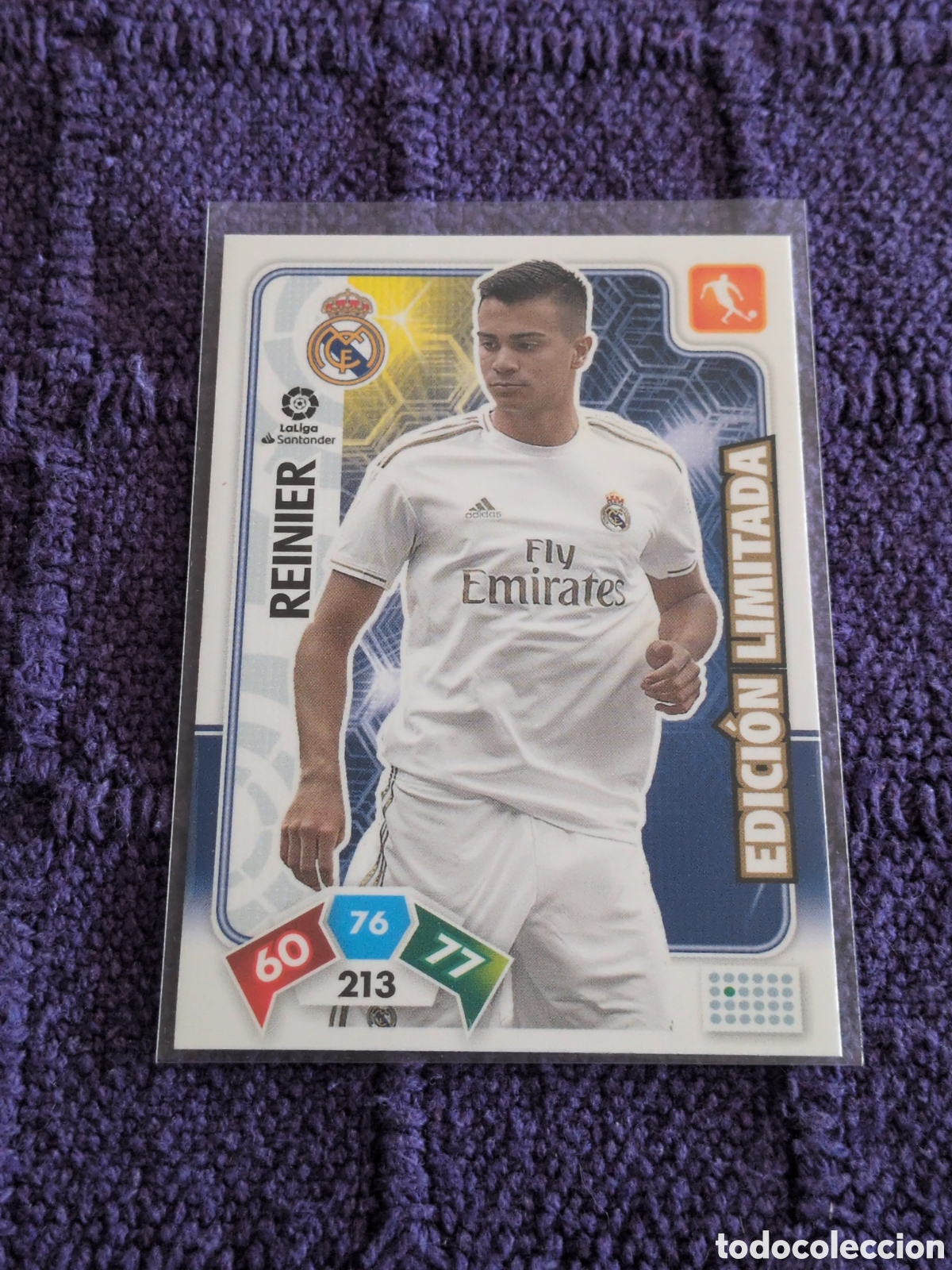 Cromos de f&uacute;tbol: REINIER REAL MADRID EDICION LIMITADA ADRENALYN XL LIGA 2019/20 19 20 PANINI. NUEVO
