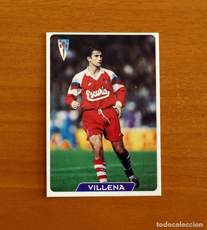 Fu&szlig;ball-Sticker: Compostela -N&ordm; 275 Villena -Las Fichas de la Liga 95-96-1995-1996 -Mundicromo Sport