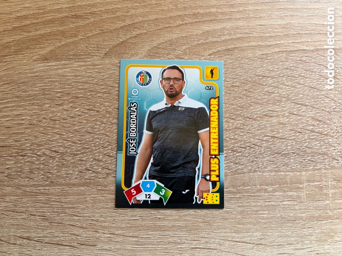 Cartes &agrave; collectionner de Football: 472 JOS&Eacute; BORDAL&Aacute;S PLUS ENTRENADOR ADRENALYN XL 2019 2020 19 20 GETAFE