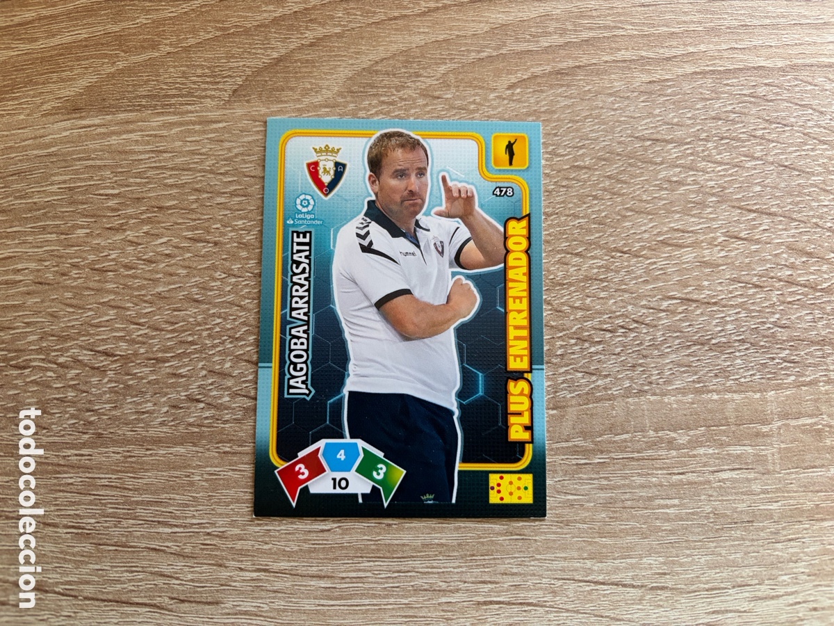 Cromos de f&uacute;tbol: 478 JAGOBA ARRASATE PLUS ENTRENADOR ADRENALYN XL 2019 2020 19 20 OSASUNA
