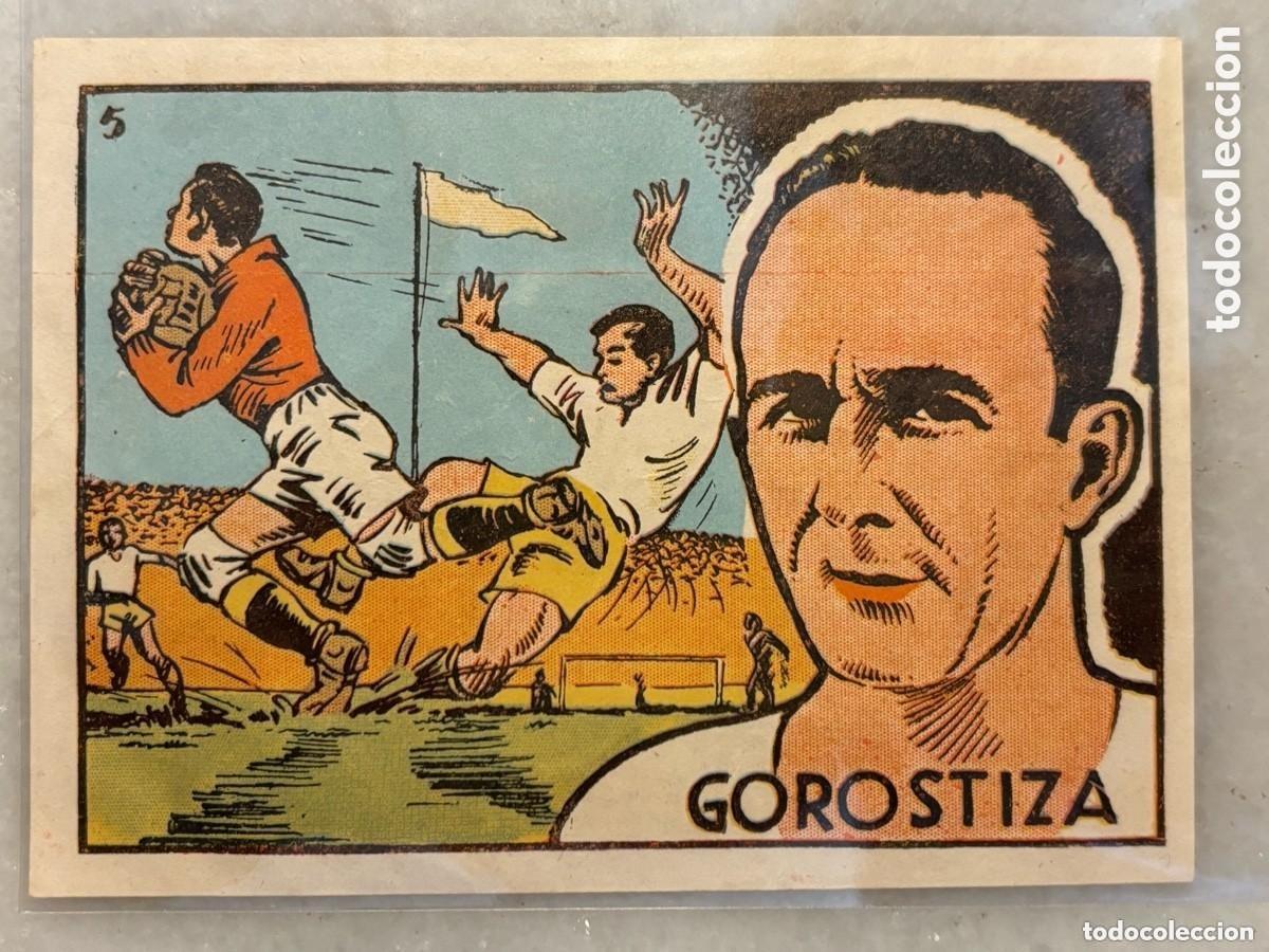 Football Stickers: Cromo f&uacute;tbol Gorostiza. &Aacute;lbum cultura . A&ntilde;os 40