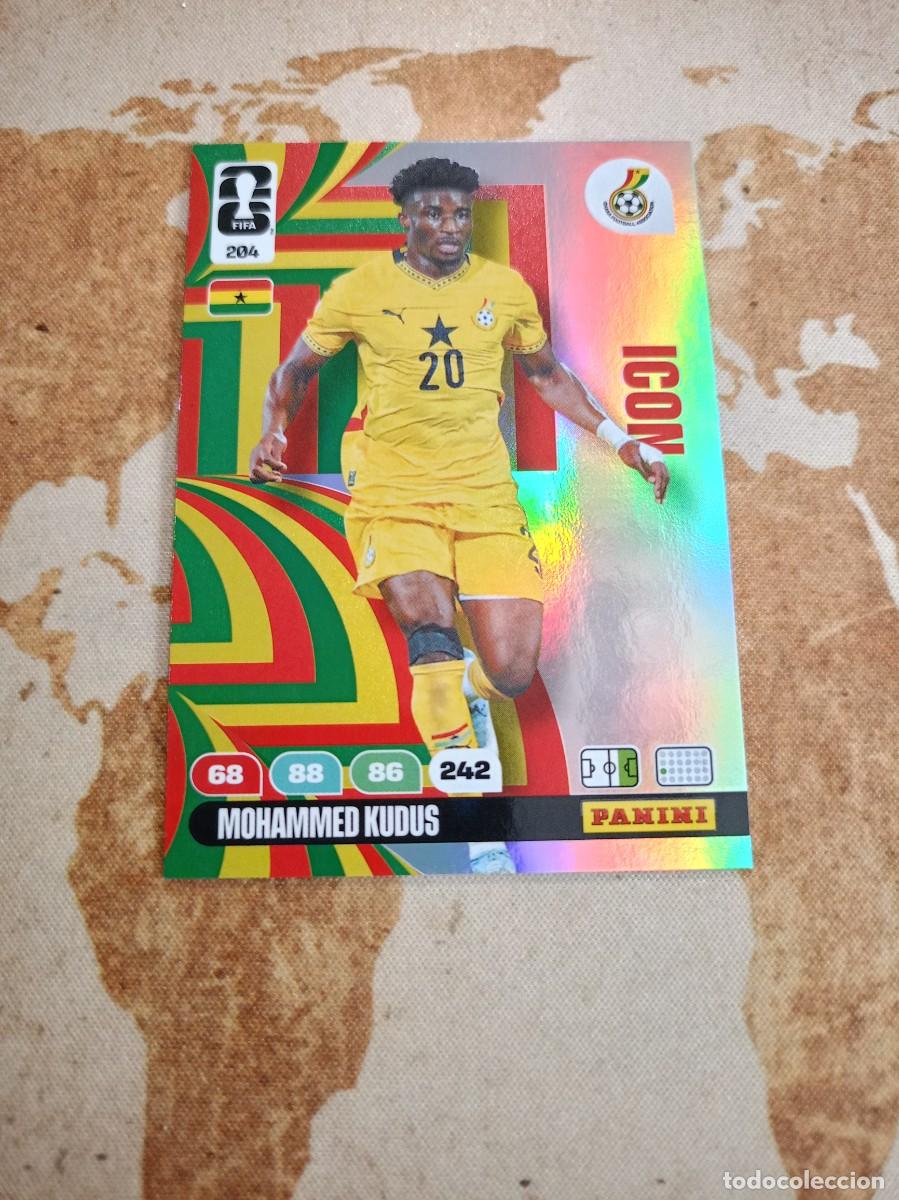 Cromos de f&uacute;tbol: Ghana 204 MOHAMMED KUDUS Adrenalyn WORLD Cup 2026