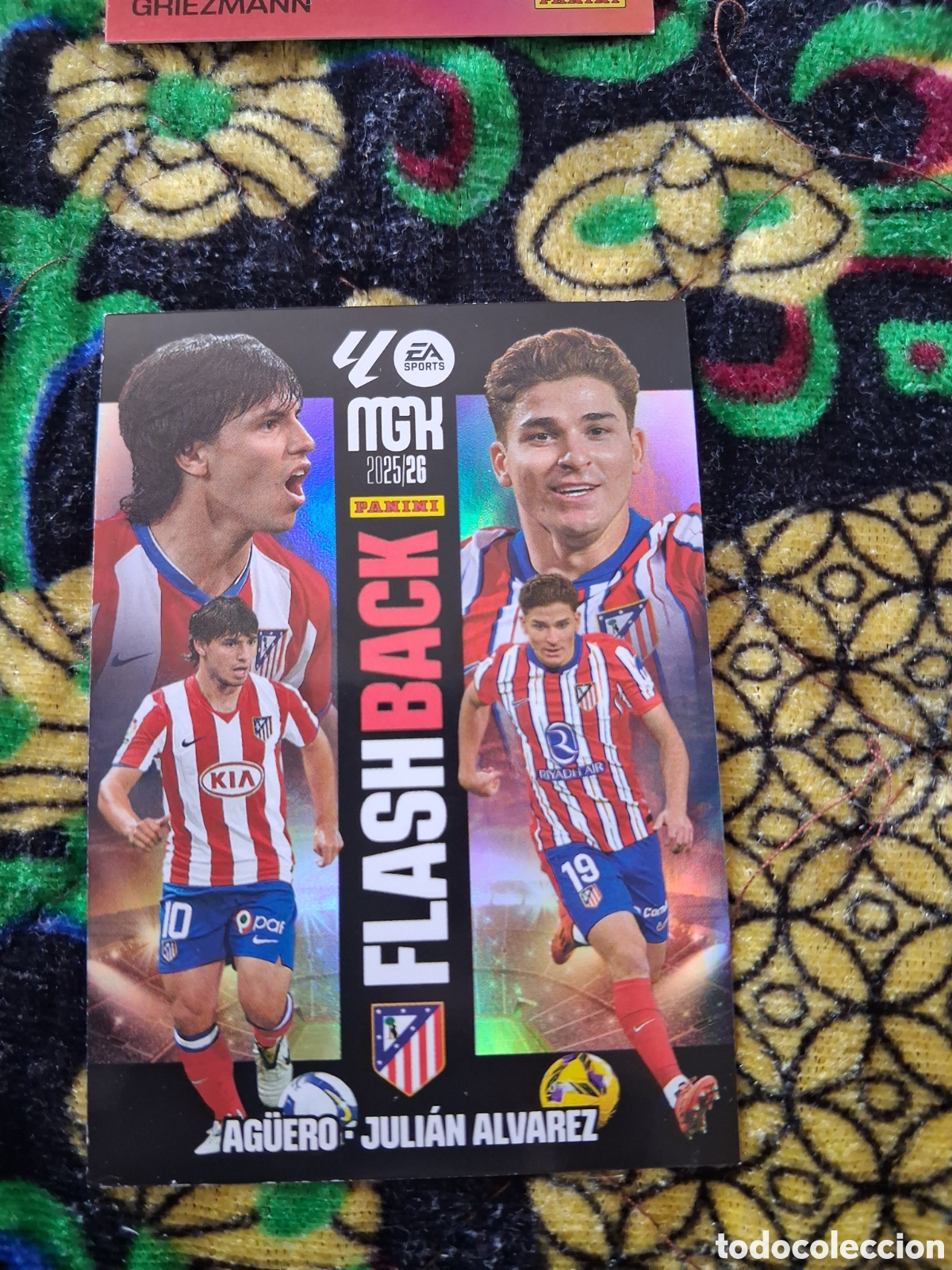 Cromos de f&uacute;tbol: CARD MEGACRACKS TEMPORADA 25/26: FLASHBACK AG&Uuml;ERO/JULI&Aacute;N &Aacute;LVAREZ, N&deg; 424