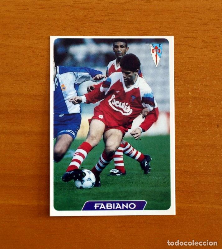 Fu&szlig;ball-Sticker: Compostela -N&ordm; 279 Fabiano -Las Fichas de la Liga 95-96-1995-1996 -Mundicromo Sport