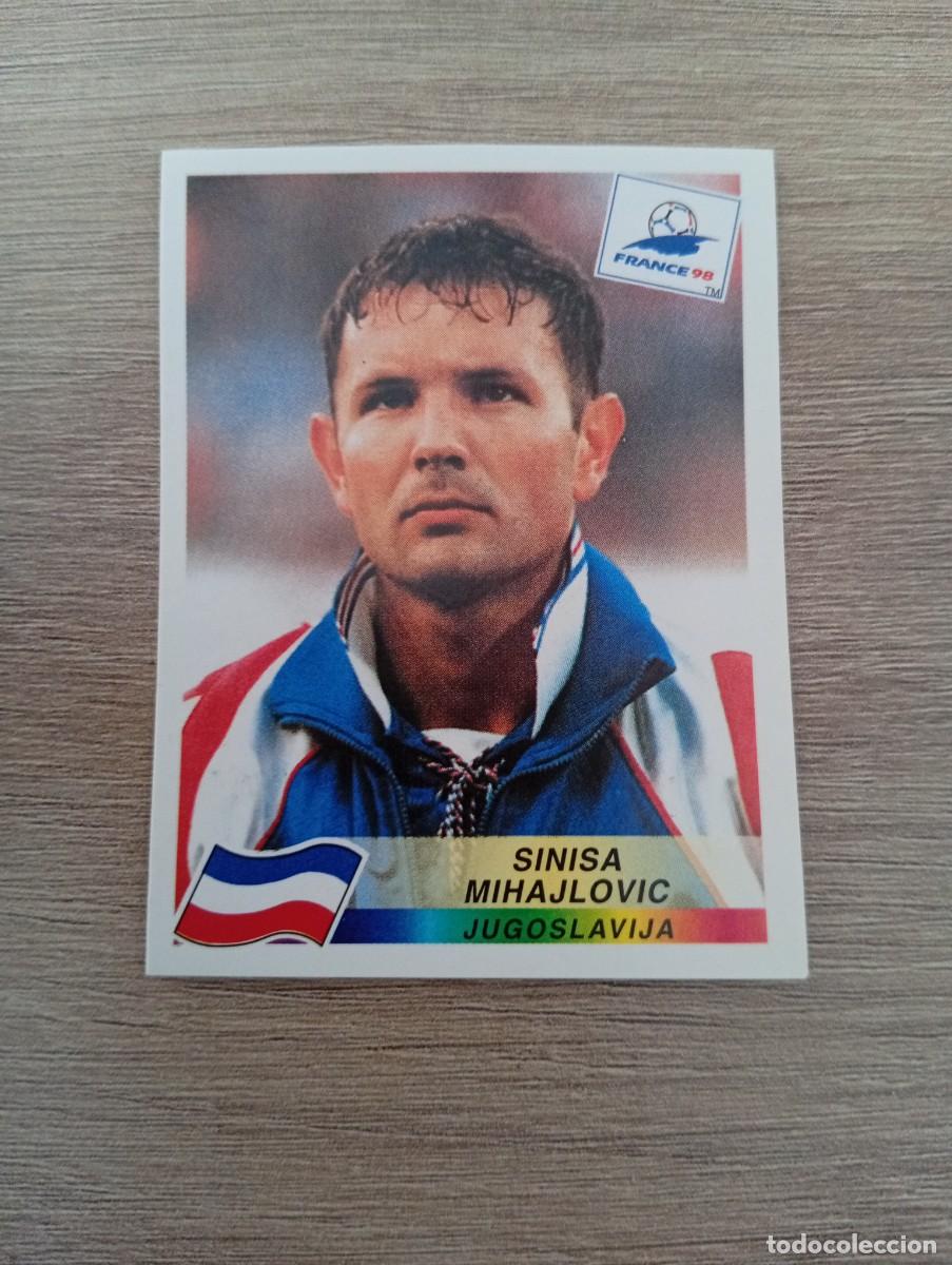 Fu&szlig;ball-Sticker: SINISA MIHAJLOVIC 395 YUGOSLAVIA PANINI FRANCIA 1998 98 SIN PEGAR NUNCA PEGADO