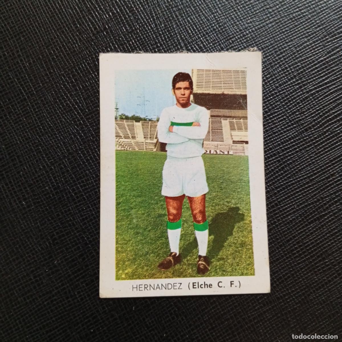 Fu&szlig;ball-Sticker: HERNANDEZ ELCHE FHER 1970 1971 CROMO FUTBOL 70 71 LIGA - DESPEGADO - A70 PG361
