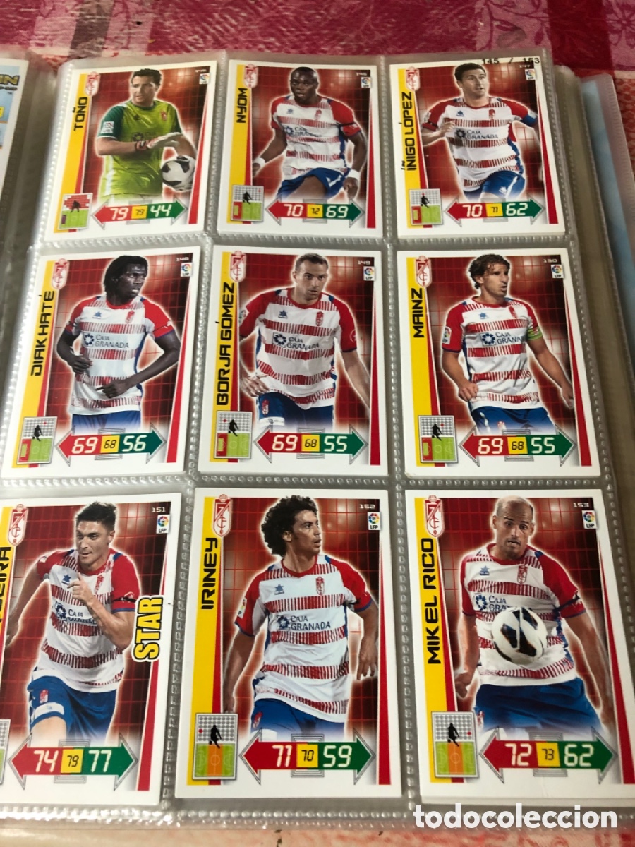 Football Stickers: Adrenalyn 2012 2013 equipo granada