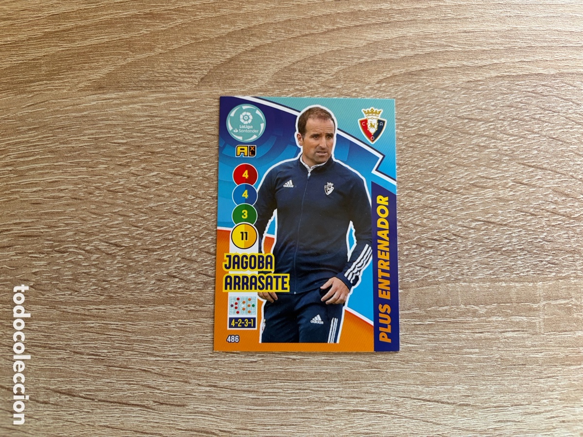 Figurine di Calcio: 486 JAGOBA ARRASATE PLUS ENTRENADOR ADRENALYN XL 2020 2021 20 21 OSASUNA