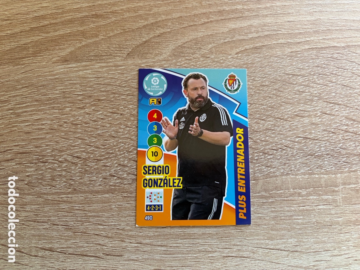 Cromos de Futebol: 490 SERGIO GONZ&Aacute;LEZ PLUS ENTRENADOR ADRENALYN XL 2020 2021 20 21 REAL VALLADOLID