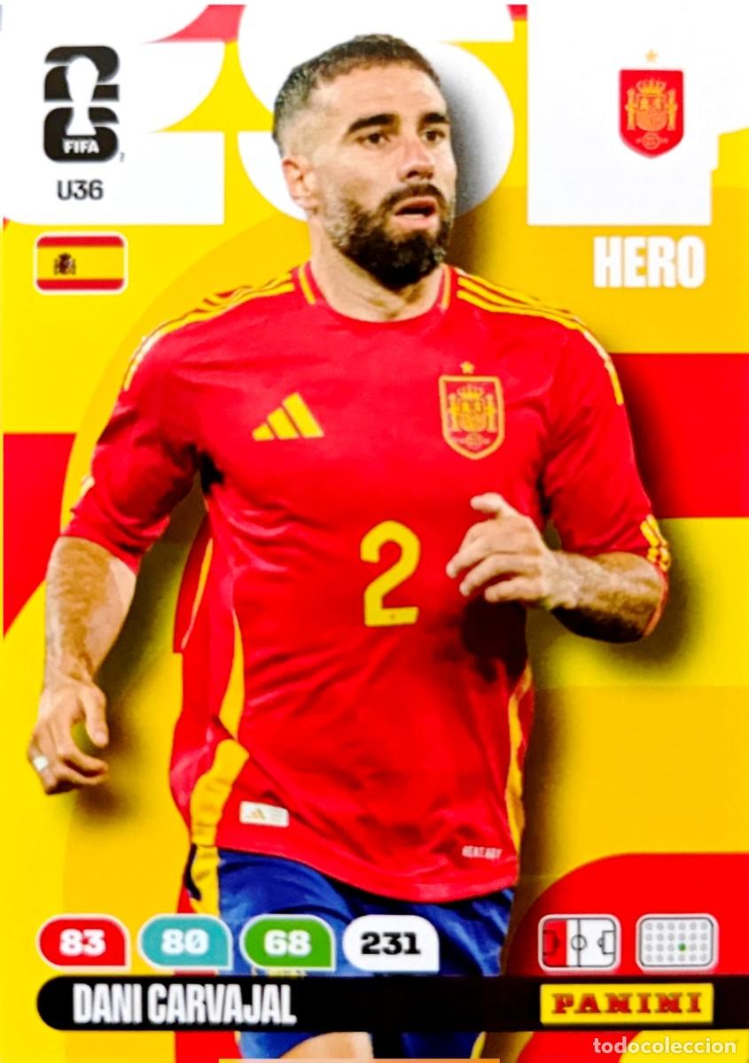 Cromos de Futebol: U36 Dani Carvajal - Real Madrid - Espa&ntilde;a - UPDATE UPGRADE - PANINI Adrenalyn FIFA WORLD CUP 2026