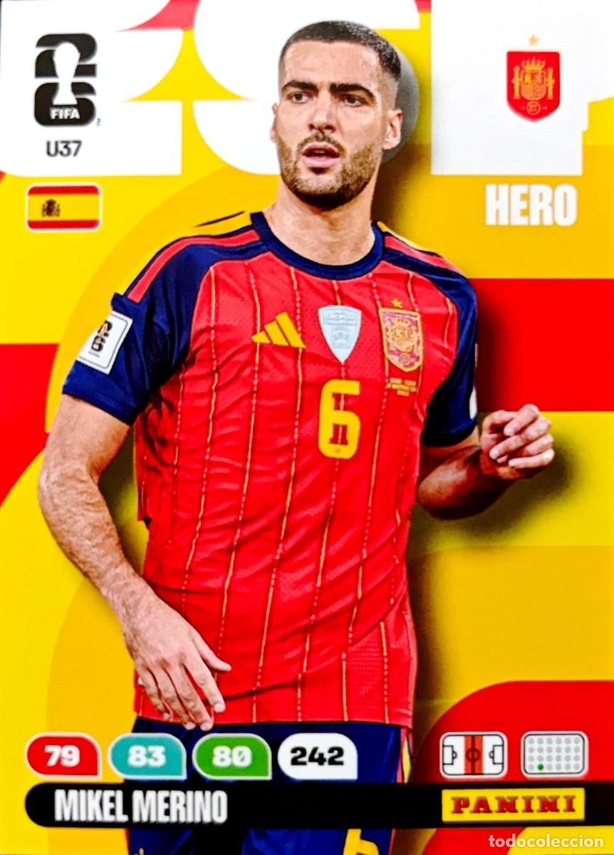 Cromos de f&uacute;tbol: U37 Mikel Merino - Arsenal FC - Espa&ntilde;a - UPDATE UPGRADE - PANINI Adrenalyn FIFA WORLD CUP 2026
