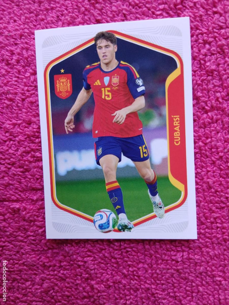 Cromos de f&uacute;tbol: espa&ntilde;a 2026 24 cubars&iacute; selecci&oacute;n espa&ntilde;ola panini carrefour family mundial de futbol (D)